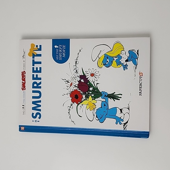 Smurfs #4 The Smurfette Hardback Book Graphic Novel By Peyo & Yvan Delporte - Picture 1 of 14
